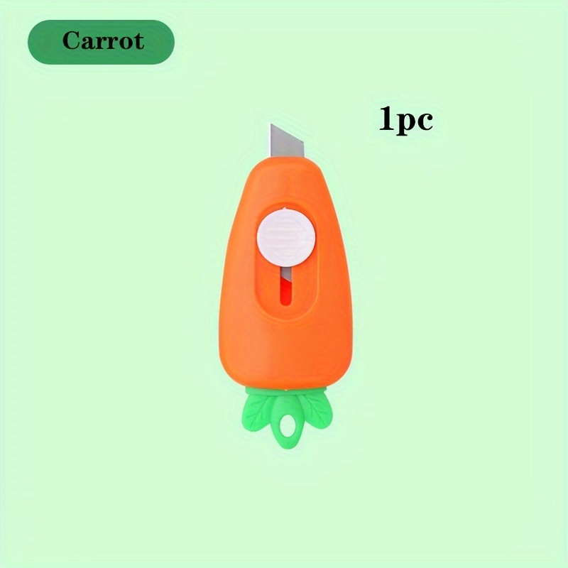 1pcs Box cutter, cute carrot shape, portable box cutter, express box cutter
