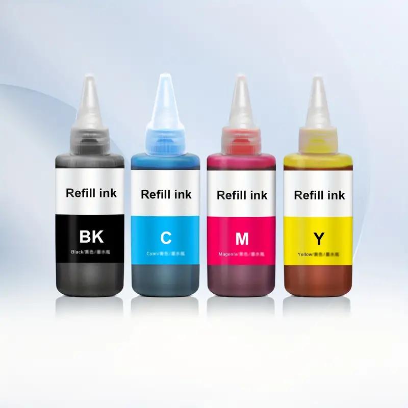 Refill Ink For Epson Ink Cartridges 4 Bottles Of Each - Temu