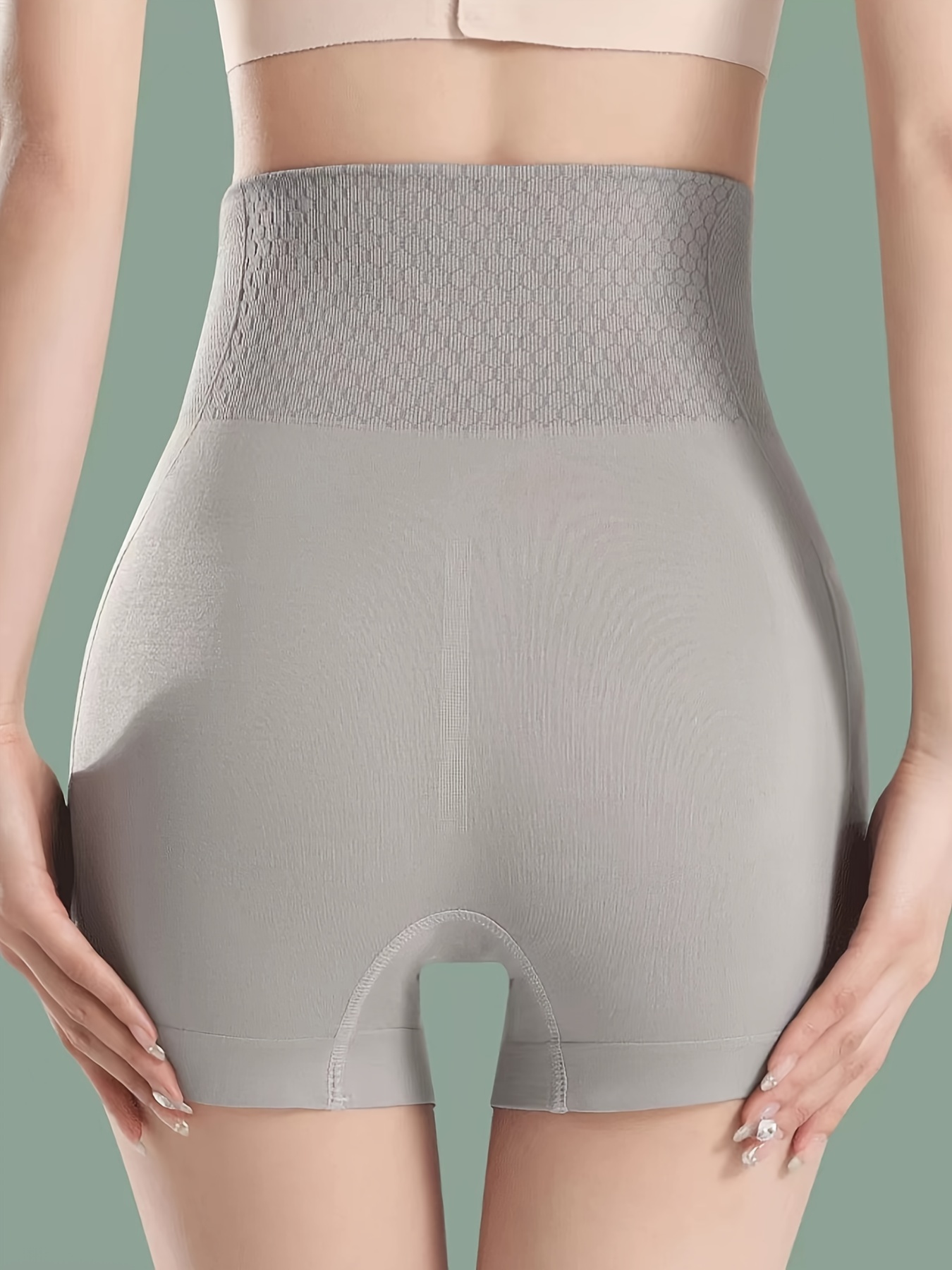 2pcs Womens Shaping Shorts Stretch Panties Tummy Control & Butt