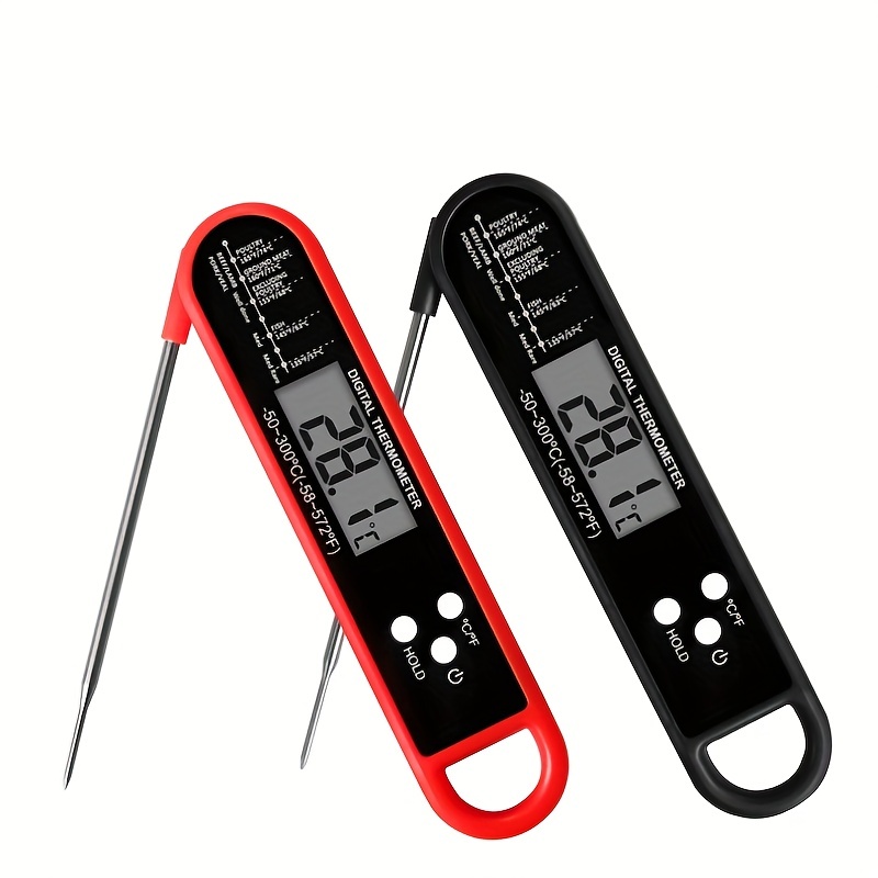 Disposable Digital Meat Thermometer, Waterproof Instant Read Food  Thermometer For Cooking And Grilling, Kitchen Gadgets, Accessories With  Backlight And Calibration For Candy, Grill, Liquid, Beef, Turkey, Kitchen  Tools - Temu