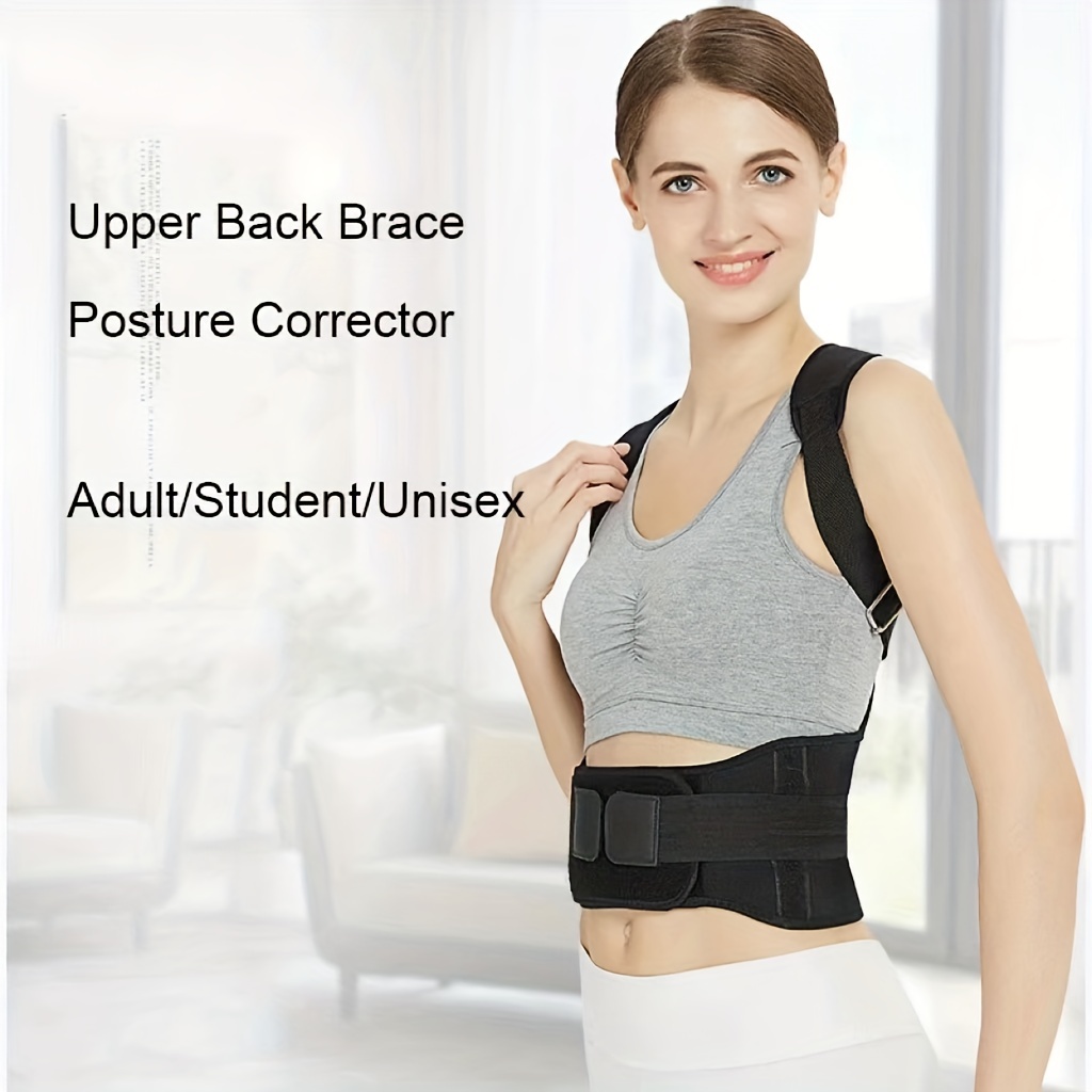 Posture Corrector Back Brace Men Women Fully Adjustable - Temu Canada