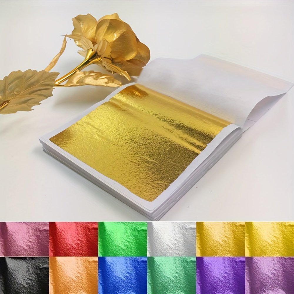 Multi color Golden Foil Paper Colored Aluminum Foil Paper - Temu
