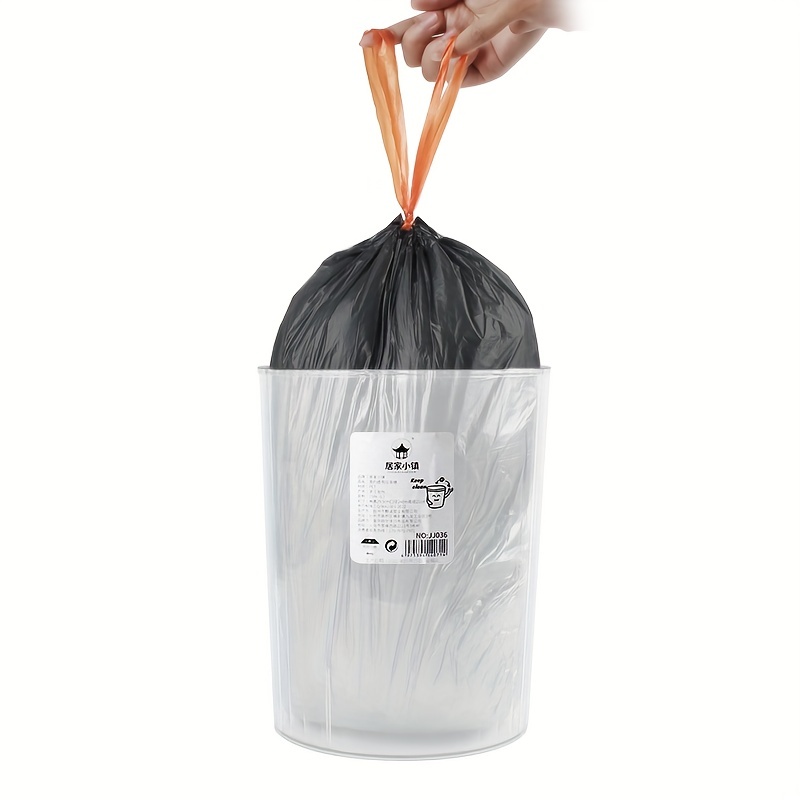 8 Gallon Drawstring Garbage Bag 2 Rolls of Garbage Bags, 16 Gallon