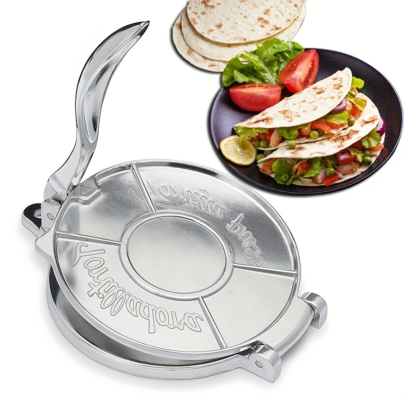  Tortilla Maker, 8 inch Aluminum Mexican Style Quesadilla  Tortilla Makers Tool Bakeware Press Tool Mold Pastry for Restaurant Home  Kitchen: Home & Kitchen