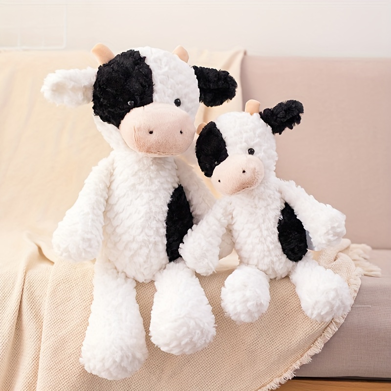 Cow Plush Stuffed Animal Cow Plush Pillow Toys Kawaii - Temu
