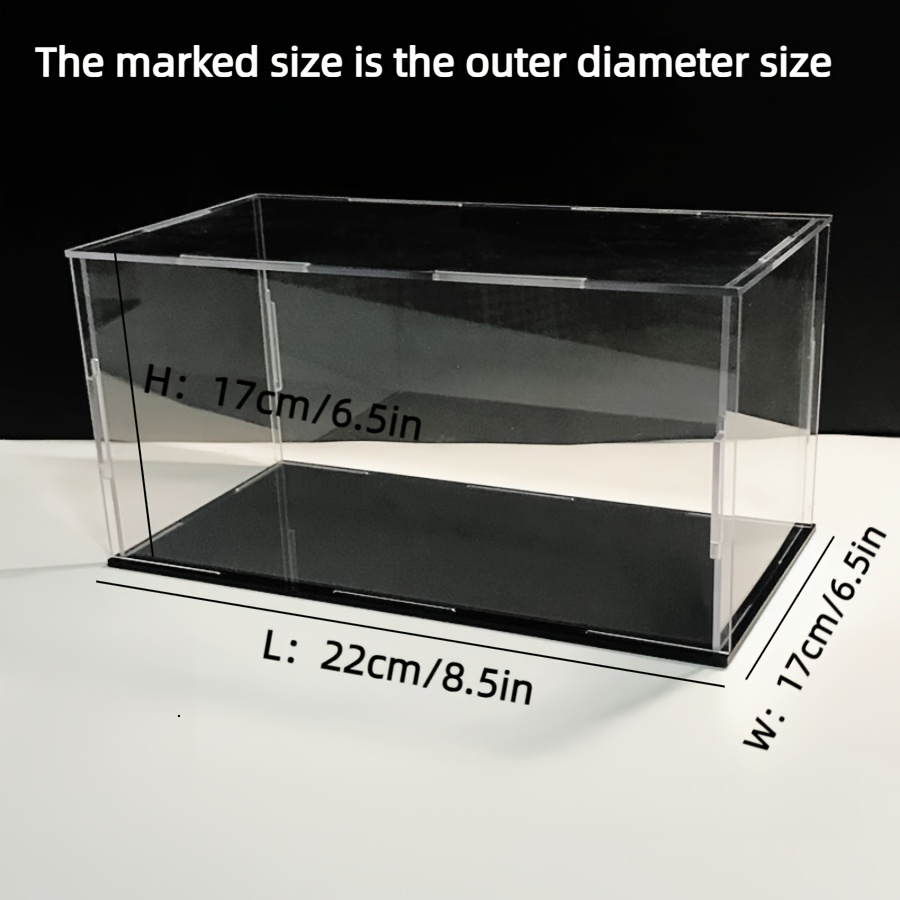 Thickened Display Cabinet Detachable Acrylic Box Doll - Temu