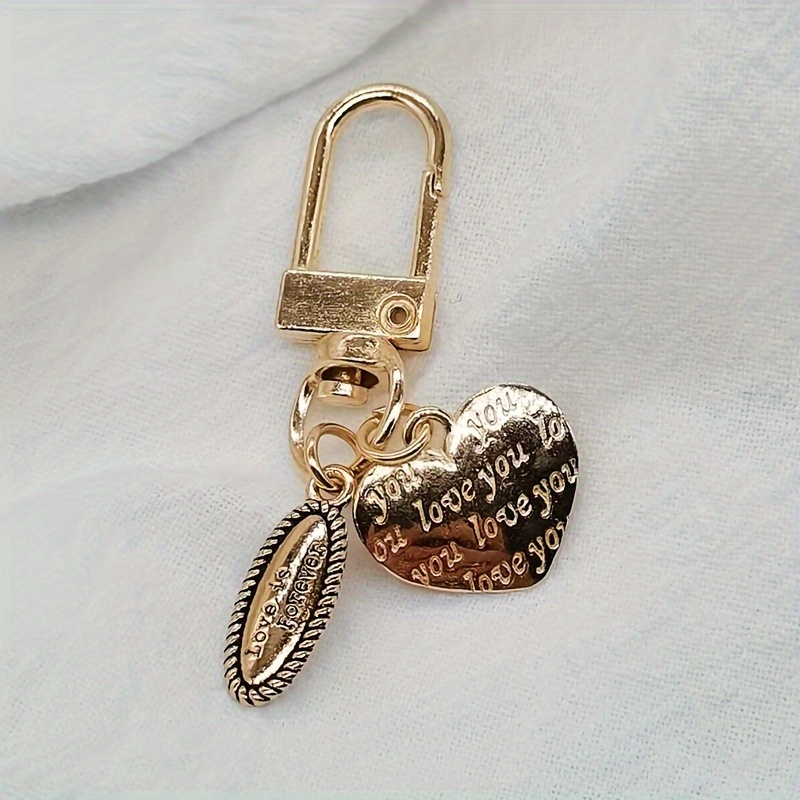 Cute Perfume Bottle Keychain Golden Alloy Key Chain Ring Purse Bag