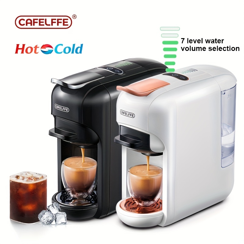 HiBREW-cafetera eléctrica 4 en 1 con cápsulas múltiples, máquina de café  expreso Dolce con leche
