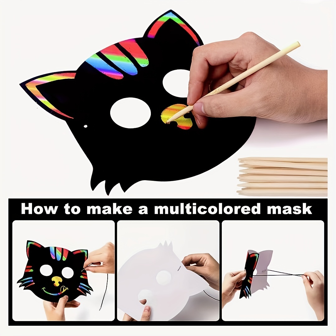 DIY Paper Plate Animal Masks 