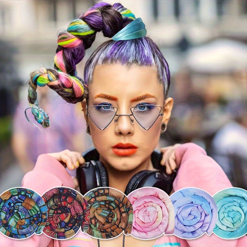 Spiral Lock Hair Tie Dreadlock Accessories Bendable Hair Ties for Women and  Men Bohemian Iron Wire Ponytail Holders Colorful Dreadlock Hair Tie Long
