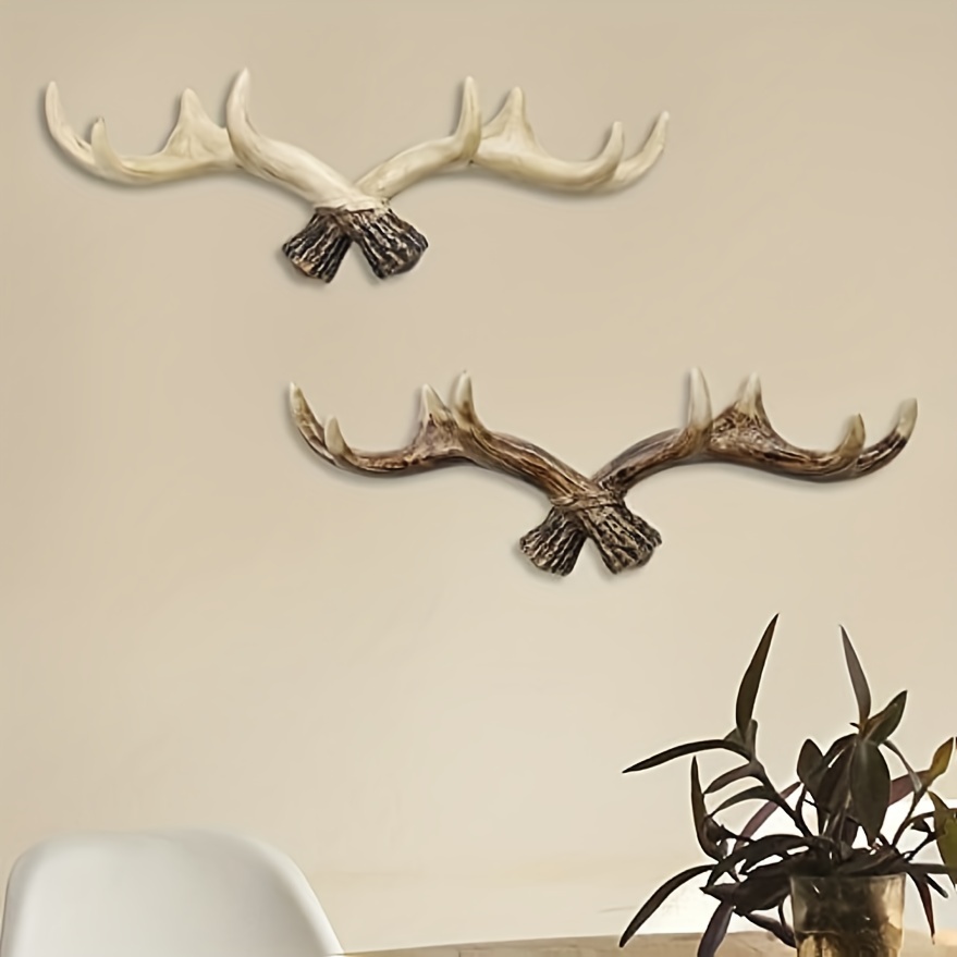 Creative Antlers Type Wall Hooks Boho Wall Mounted Hanging - Temu