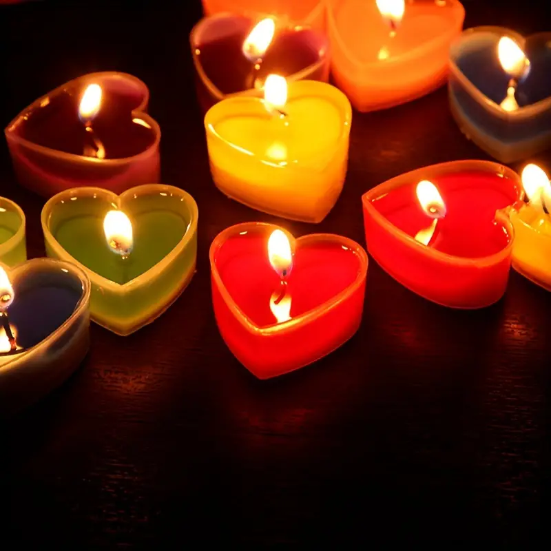 Creative Heart shaped Candle Aromatherapy Romantic Birthday - Temu