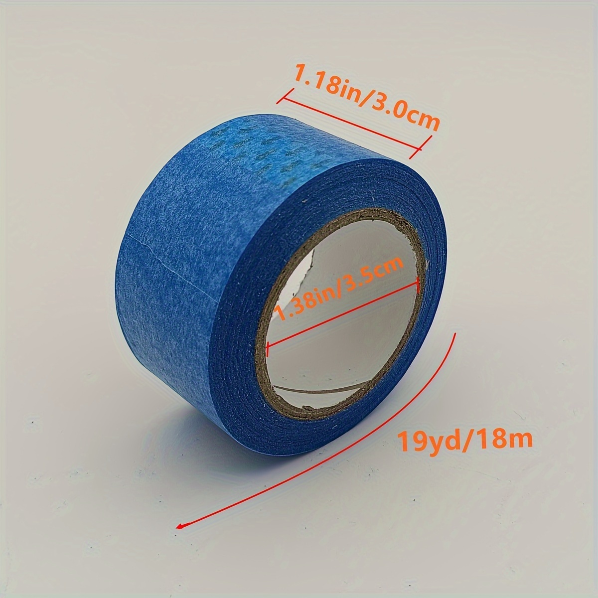 Bulk Tape, Blue Washi Tape, Multi-surface Paint Tape /19yd, Paint Tape  Protects Surfaces And Is Easy To Remove, Indoor Use - Temu