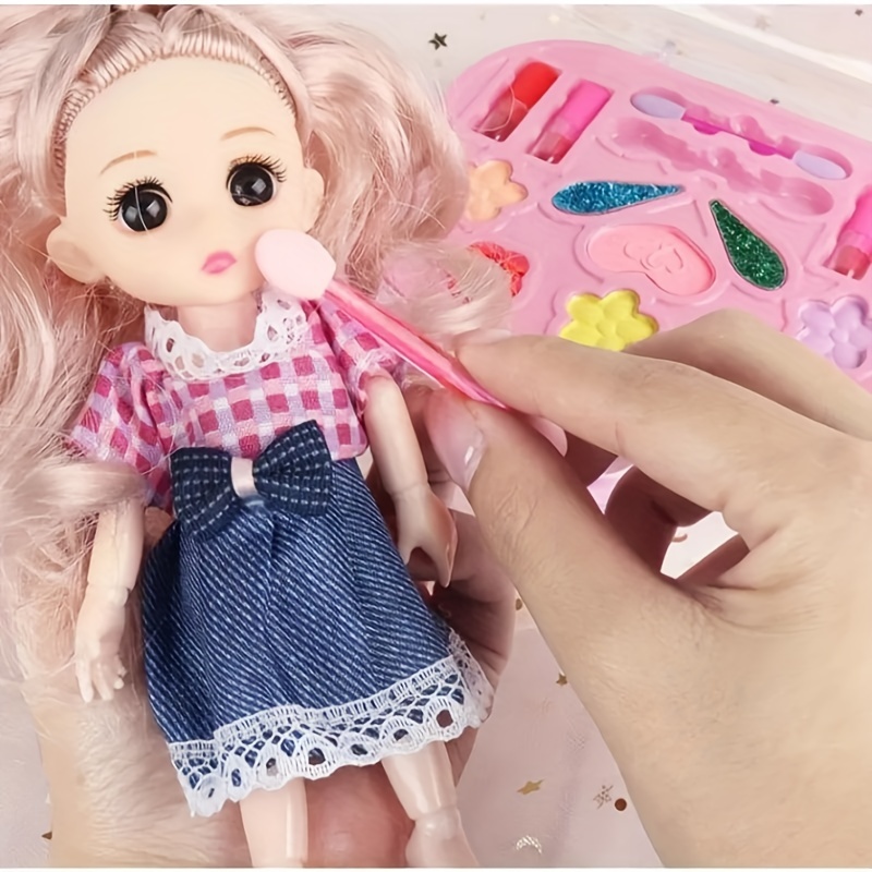 Kit de maquillaje para niños para niñas, kit de maquillaje lavable real,  kit de maquillaje para niñas pequeñas, juego de maquillaje real, juego de