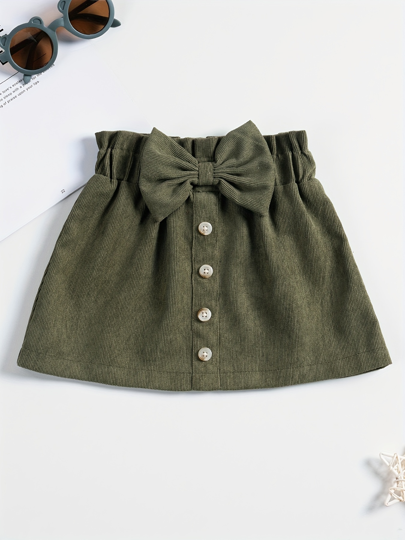 Overall Suspender Skirts Casual Solid Pleated High Waist - Temu