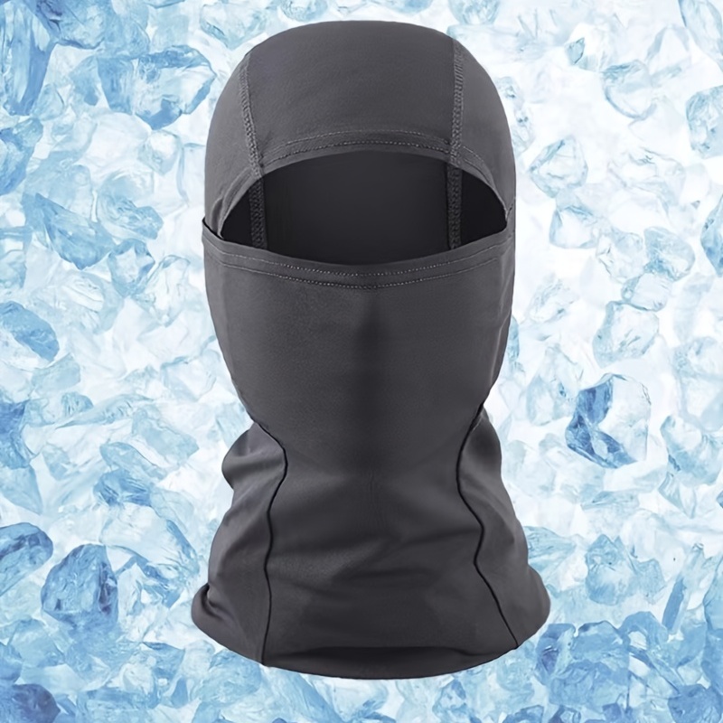 Sunscreen Ice Silk Mask: Breathable Dustproof Hood Outdoor - Temu