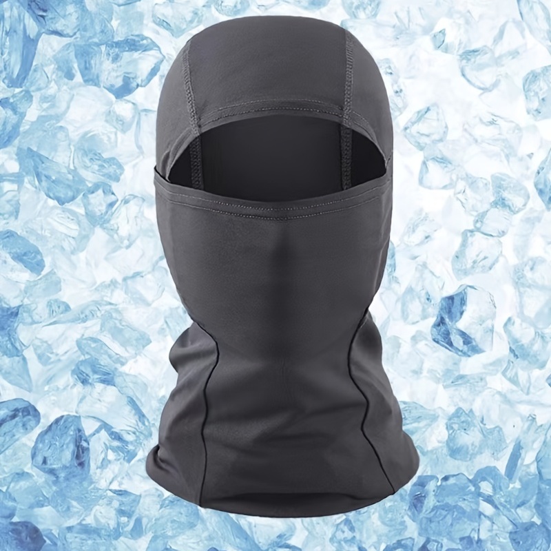 Stay Protected In Style: Sunscreen Mask Brim Ice Silk Fabric - Temu France