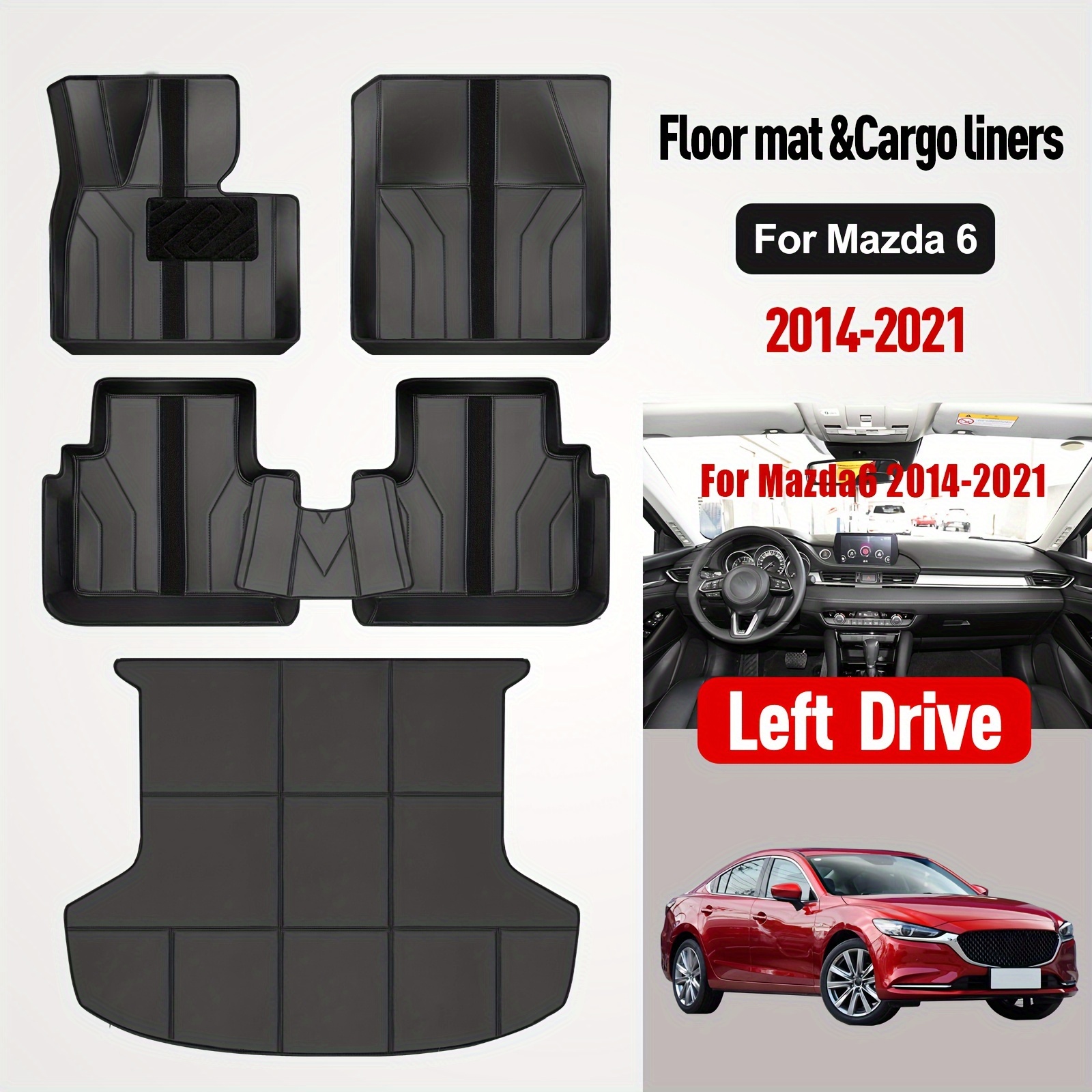 All-Weather Floor Mats, Mazda6 (2014-2021) - Mazda Shop