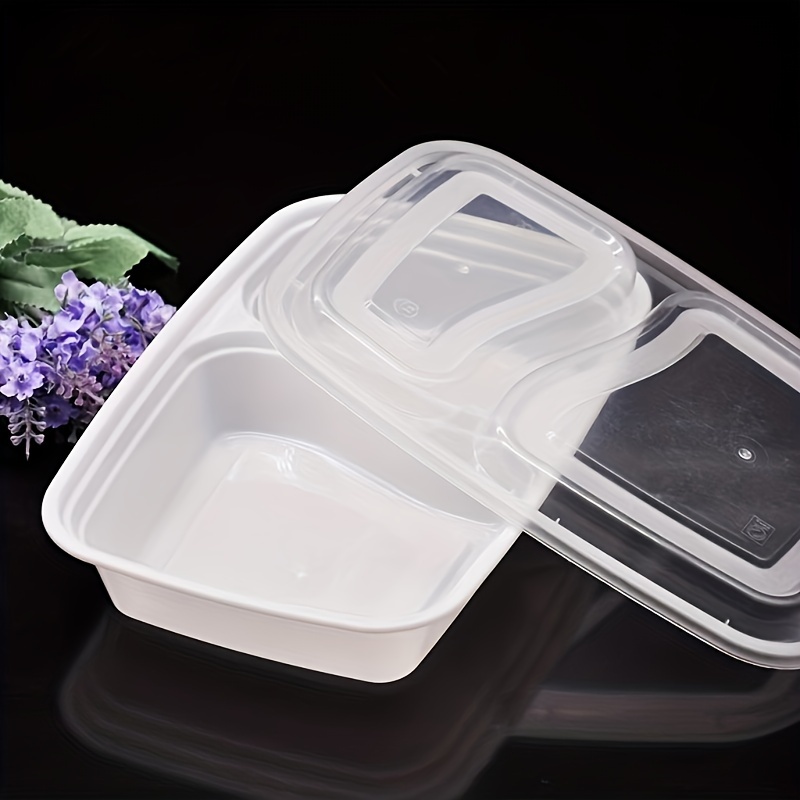 Meal Prep Containers, Reusable Meal Prep Containers, 2 Compartment Food  Containers With Lid, Microwave Freezer Dishwasher Safe, For Home Kitchen  Restaurant Picnic Party, Food Storage Accessories, Kitchen Supplies - Temu