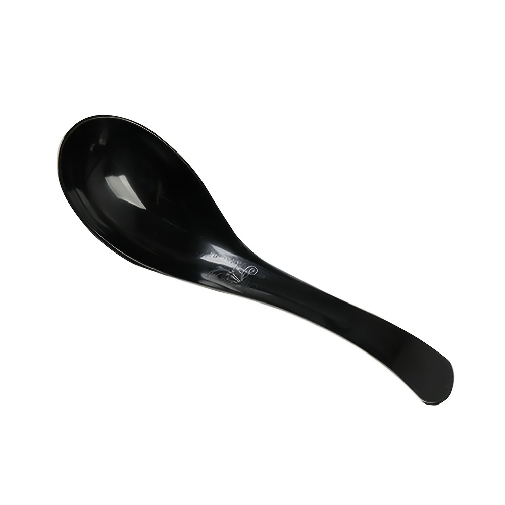 Disposable Spoon Plastic Spoon Thickened Serve Spoon - Temu Mexico