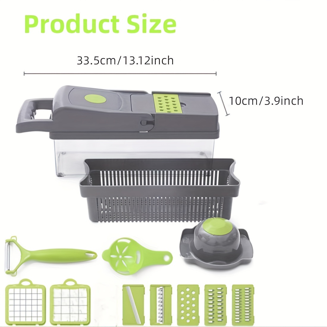 16 in 1 Multifunctional Vegetable Cutter Shredder Vegetable - Temu