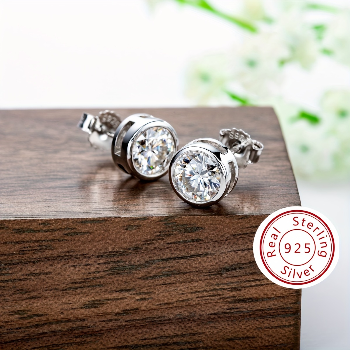 Boucles D'oreilles Hypoallergéniques - Forme Larme En Porcelaine Corail Et Argent - Créateur G.GAS - Neuf