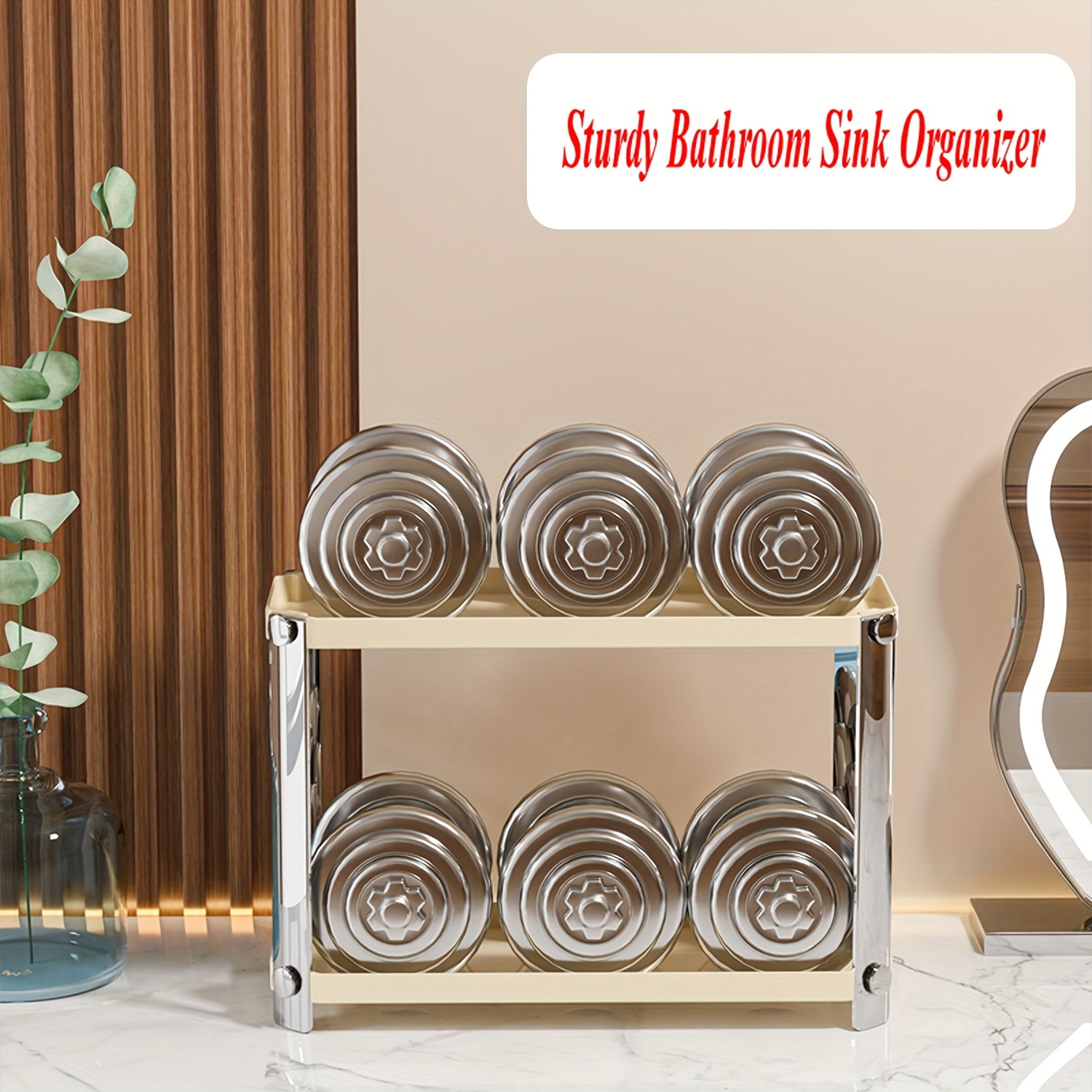 Bathroom Organizer Countertop 2/3 Tier Vanity Tray Skincare - Temu