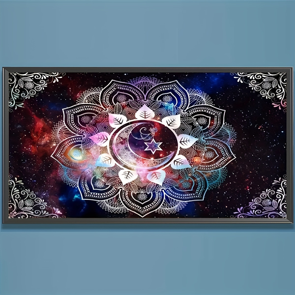 Large Size Abstract Mandala Sky Moon Pattern Diamond - Temu