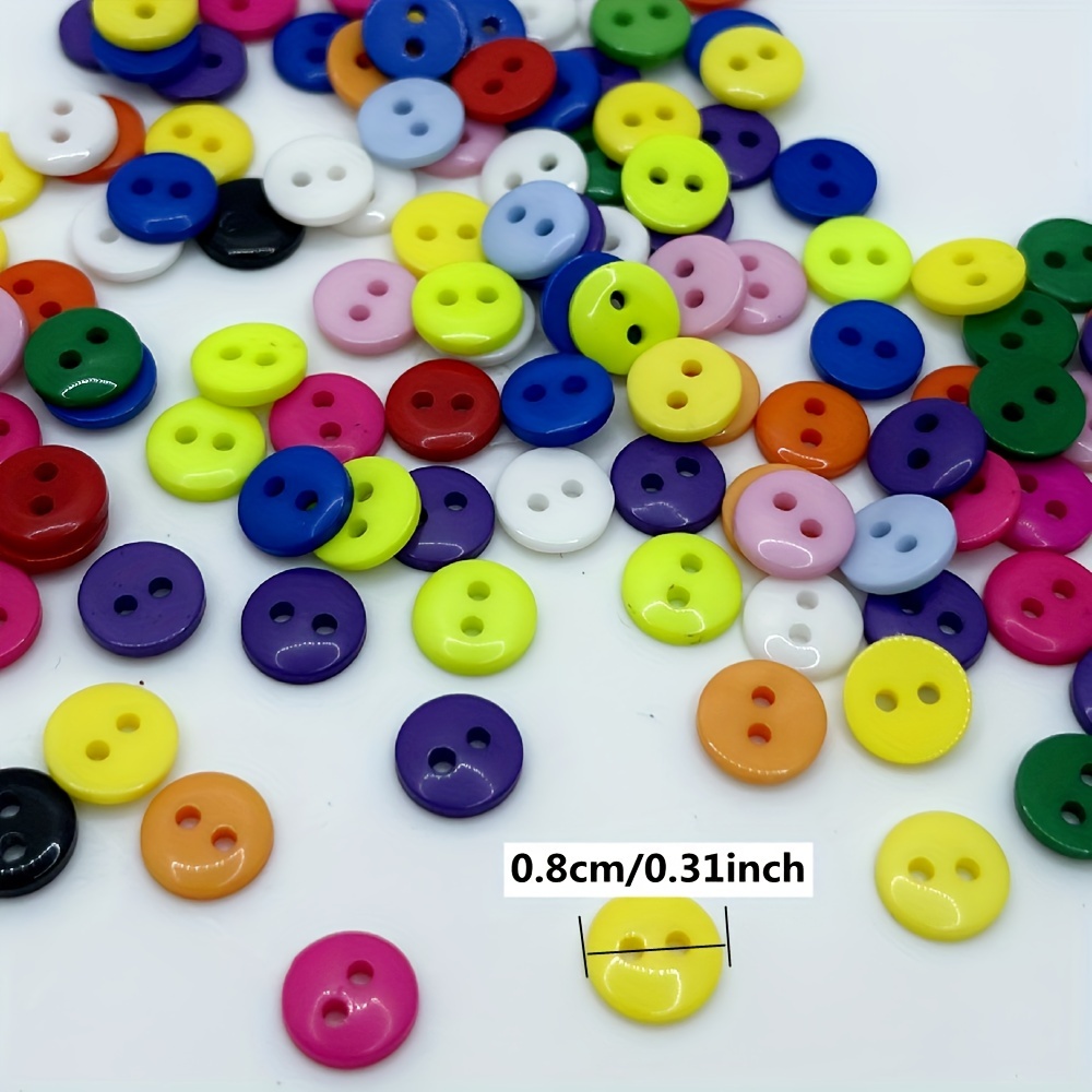 2 Holes Round Quilted Craft Plastic Diy Buttons For Sewing - Temu