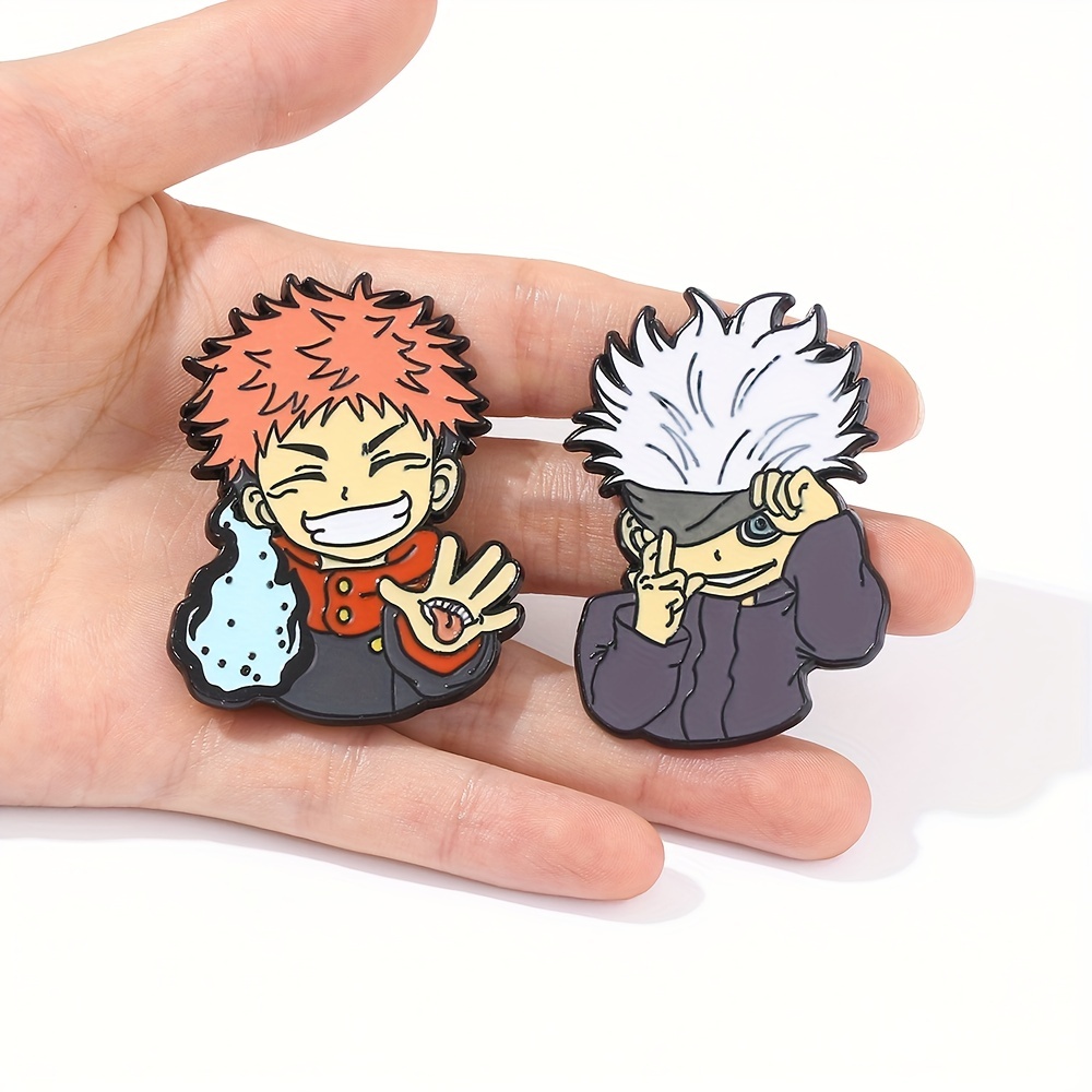 Jujutsu Kaisen Pins, Anime Character Cosplay Lapel Pins, Enamel Brooch  Pins, Metal Badges, Gifts For Fans