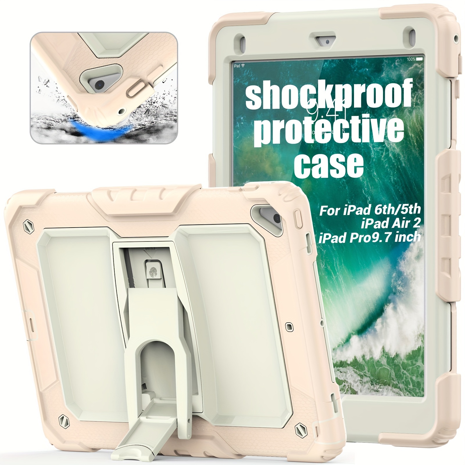 PROTECTION Hand Strap Series Case for iPad Pro 12.9 (4th,5th, and 6th Gen  2020-2022)