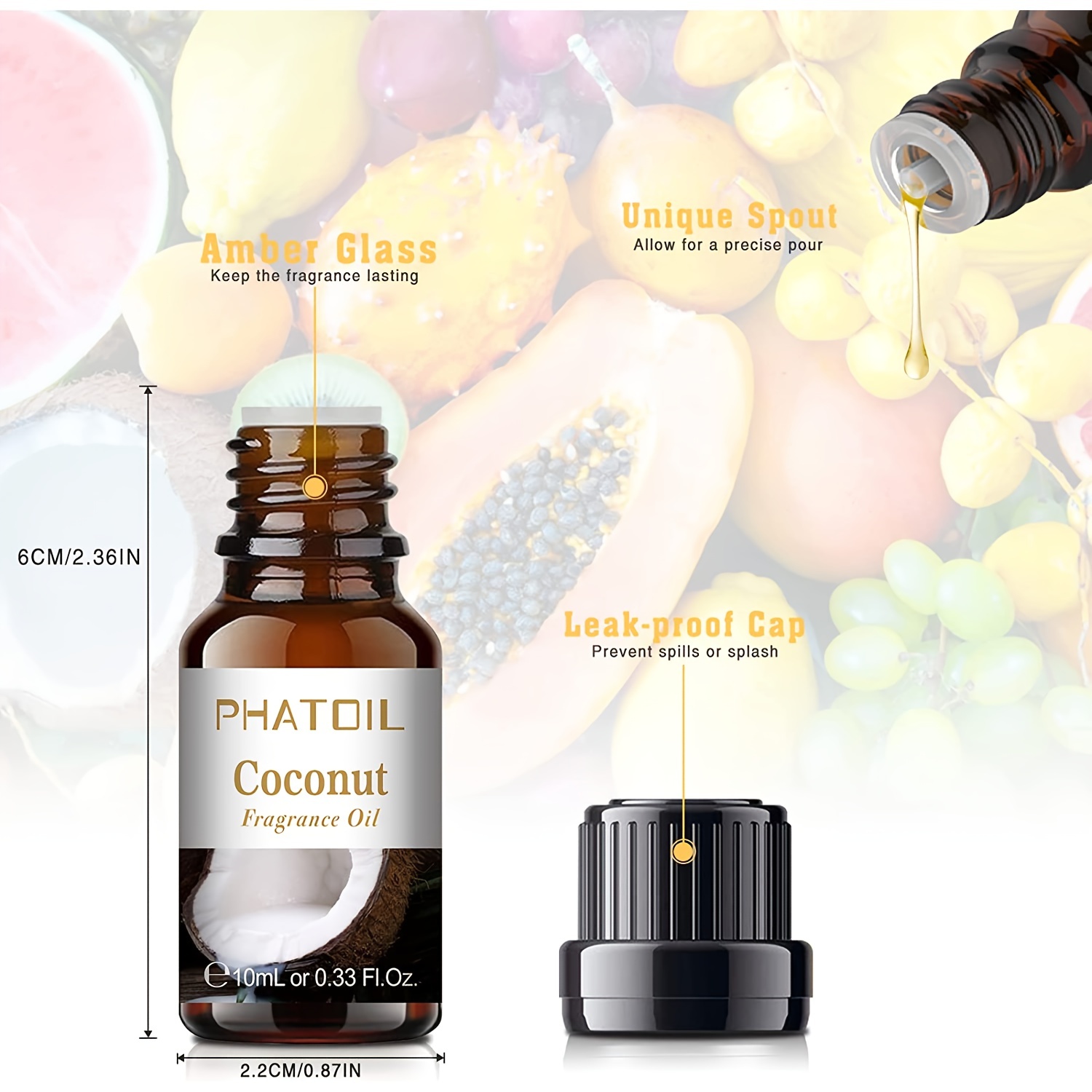  Juego de aceites esenciales de aromaterapia con