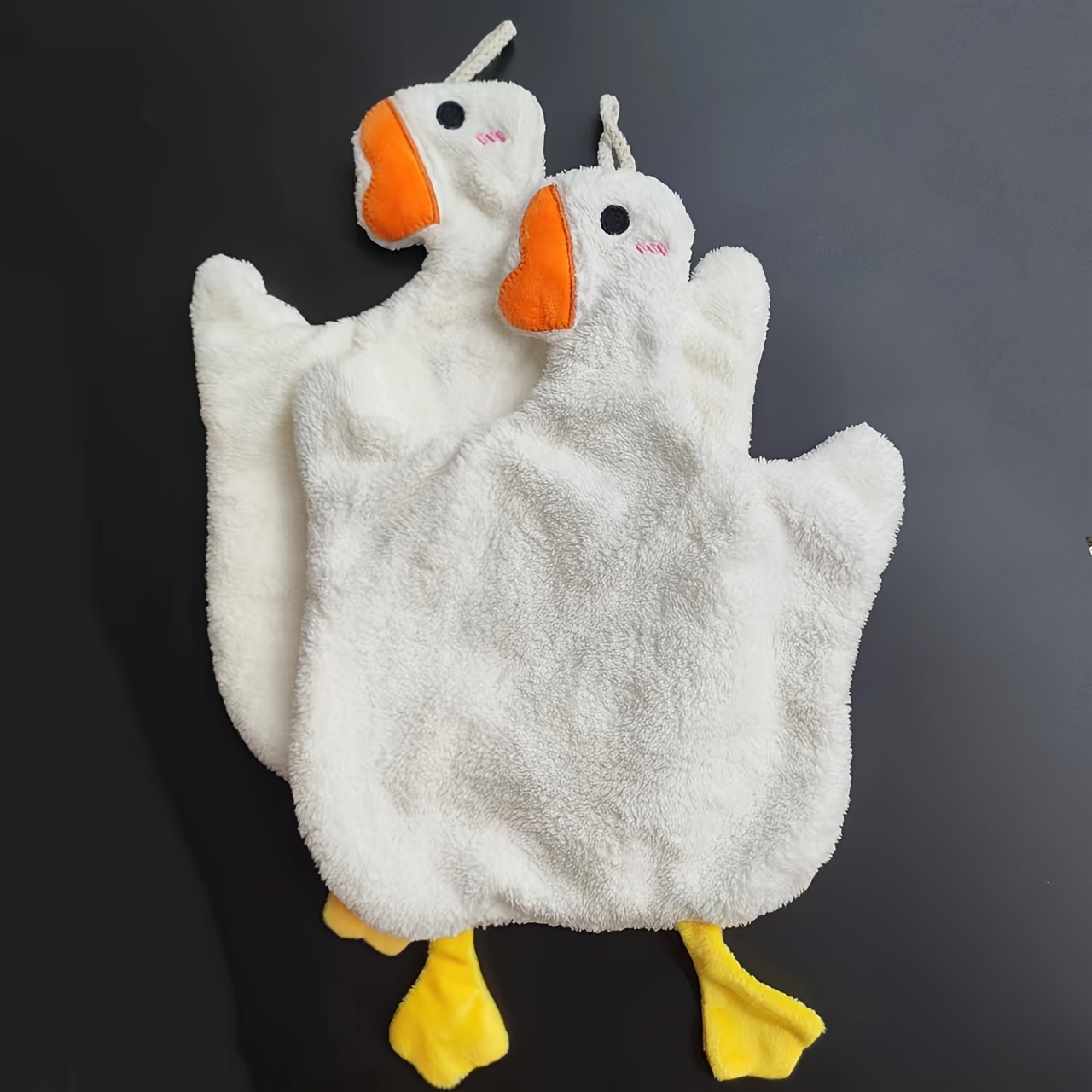 Hanging Hand Towel Kitchen Bathroom Accessories Soft Plush