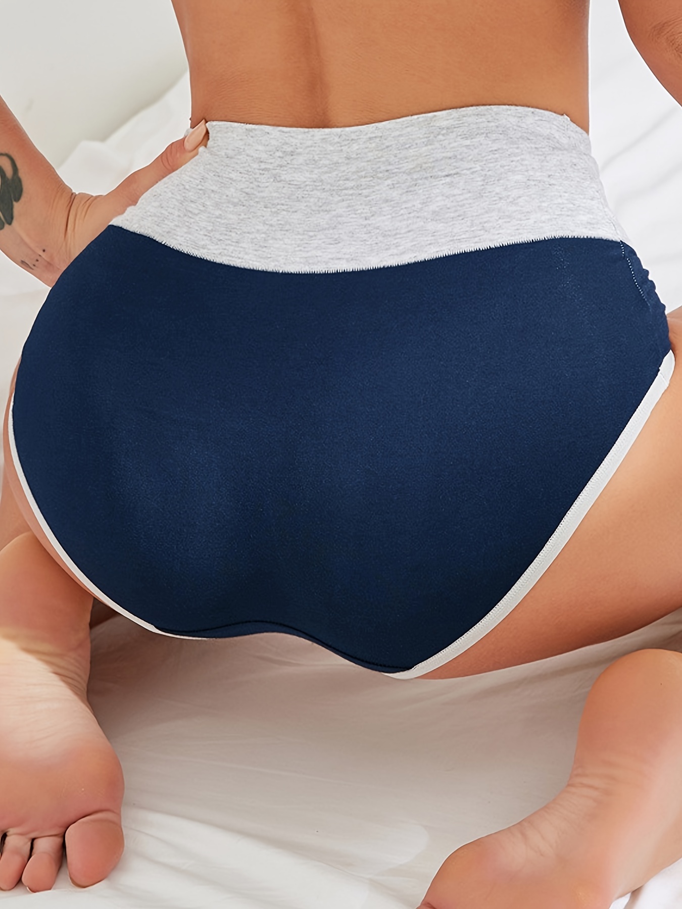 High Waisted Women Underwear Cotton Panties Breathable - Temu