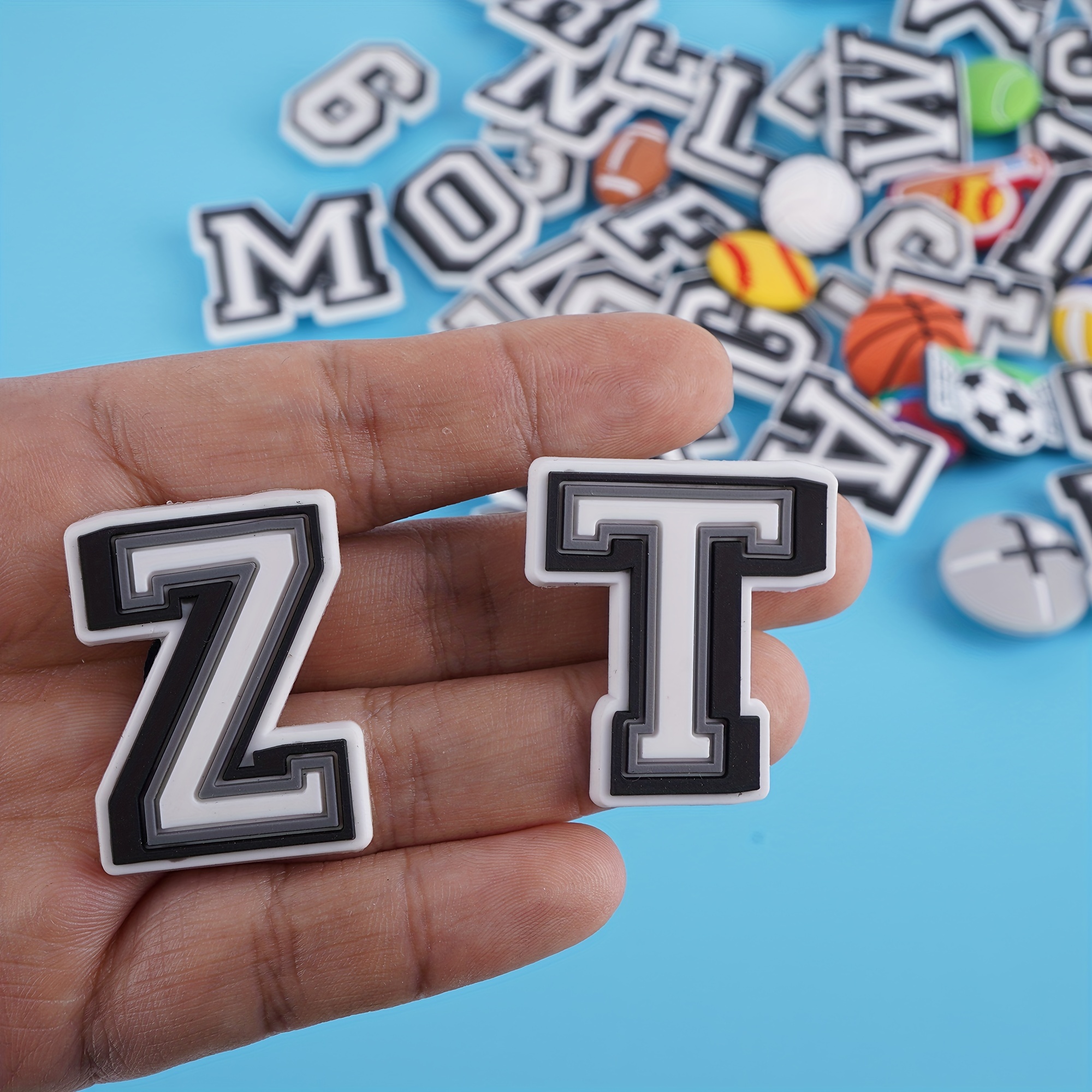 Charms for Crocs Letters & Number A-Z # 0-9