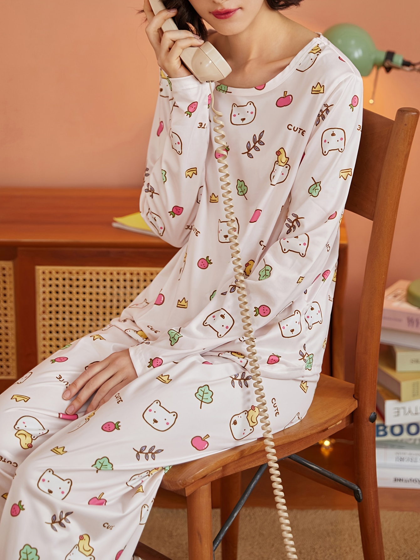 Cat discount print loungewear