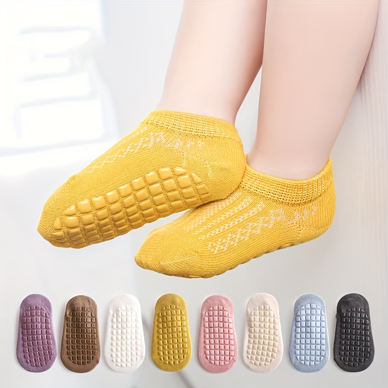 Baby Girls Non slip Bottom Floor Socks Thin Breathable Comfy - Temu