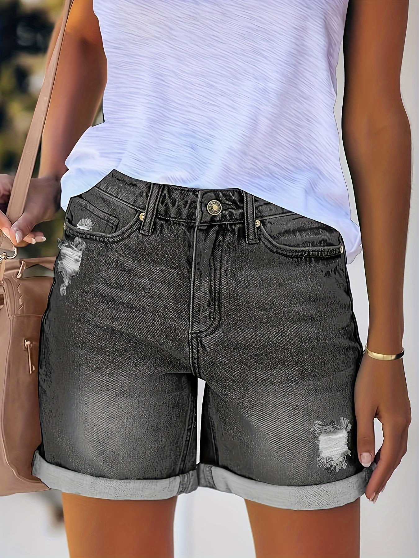 Cuffed Shorts for Women - Up to 81% off