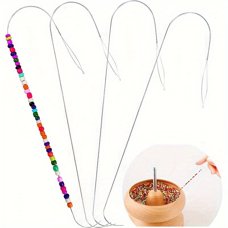 China Factory Iron Beading Needle, with Hook, For Buddha 3-Hole Guru Beads, Bead  Threader 78x1.2x0.5mm in bulk online 