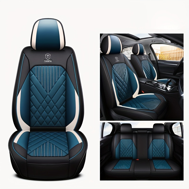 Funda Cuero Sintético Asiento Coche Funda Asiento Coche - Temu Chile