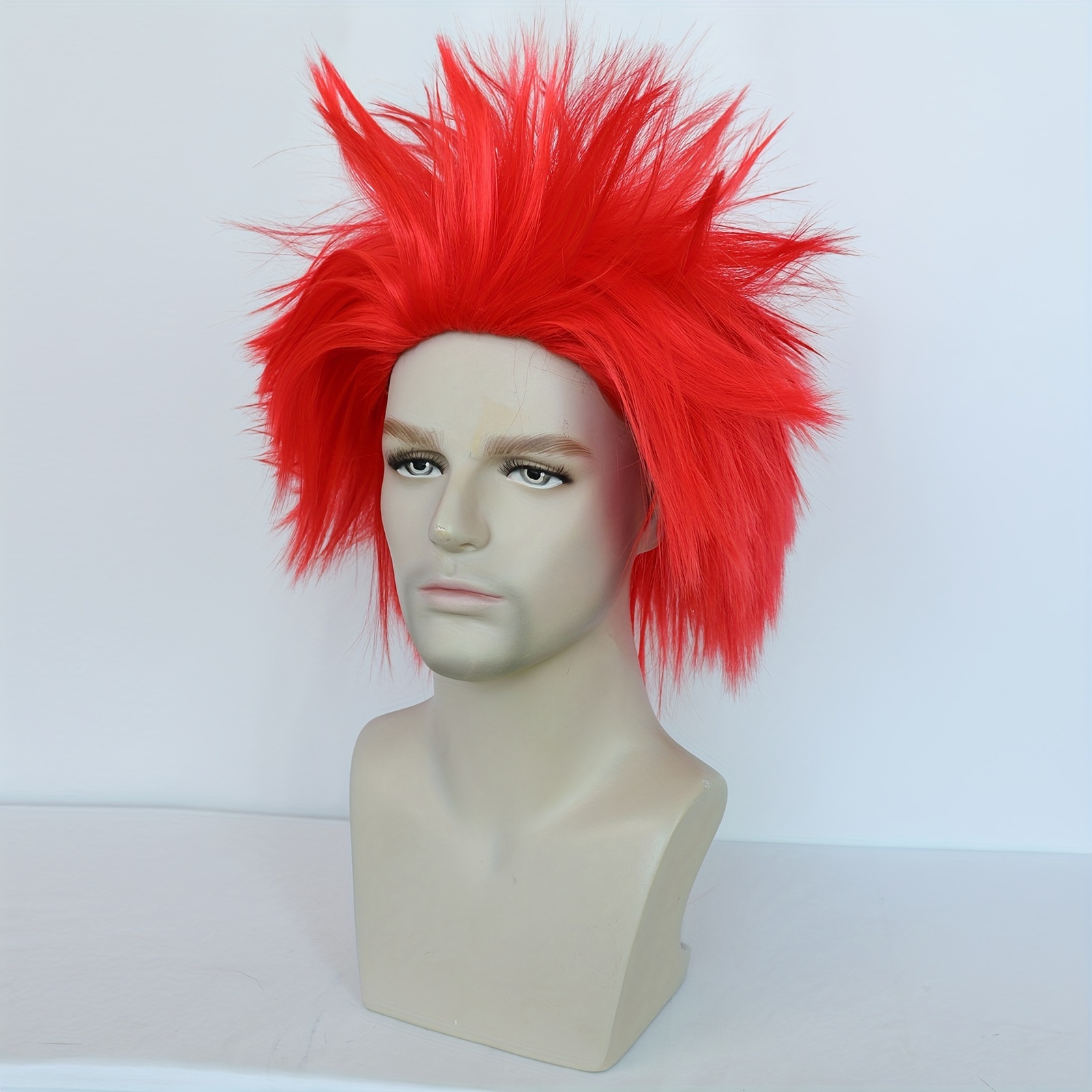 Perruque Homme Mulet Perruques Hommes 80s 70s Rocker Wig - Temu