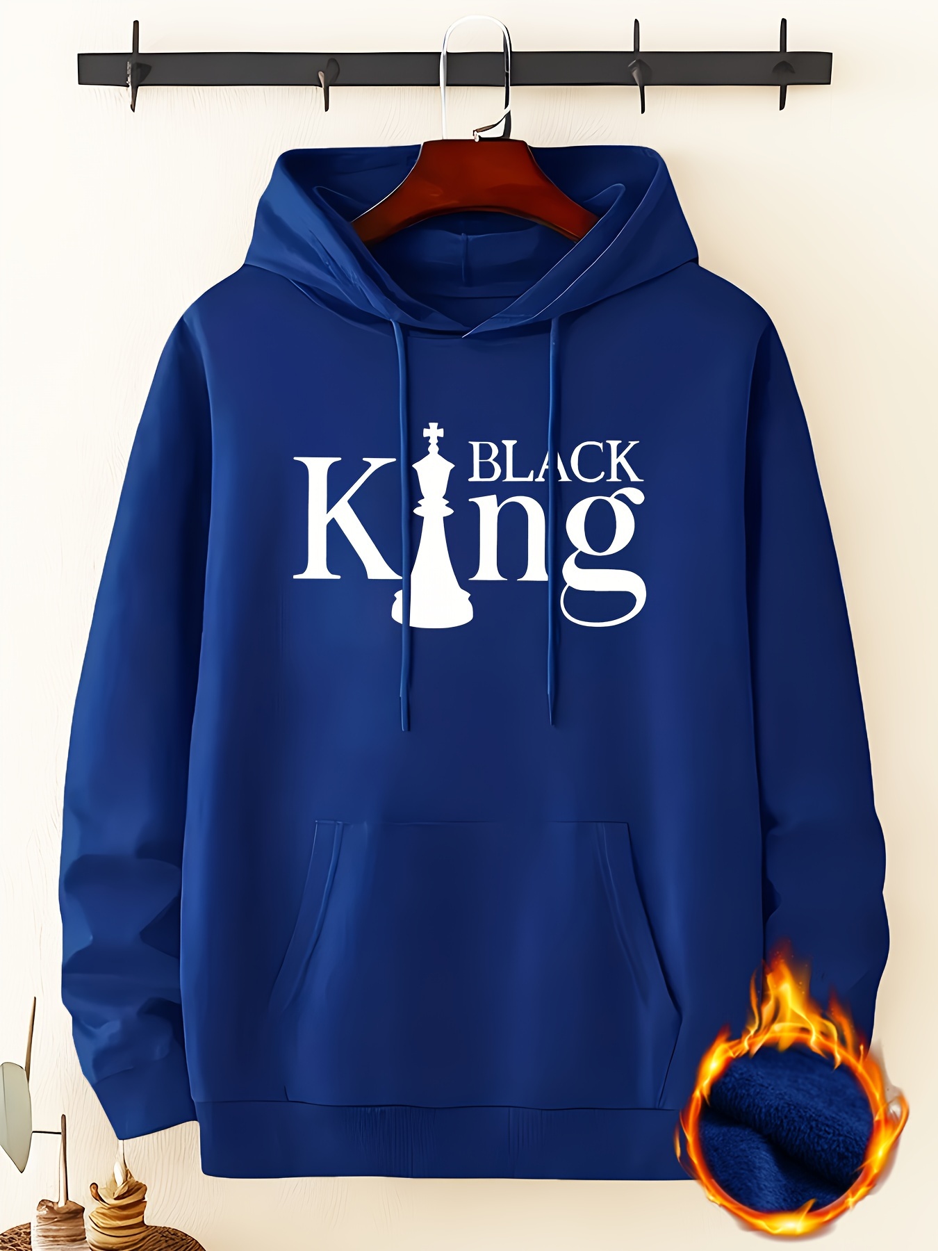 Black king online hoodie