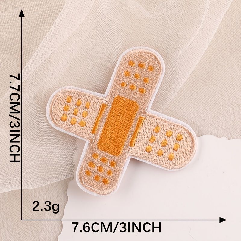 6pcs Creativity Cartoon Band Aid Embroidery Badge Label Patches Fabric Art  Decor Diy Clothes Hat Bag Backpack Accessories - Clothing, Shoes & Jewelry  - Temu