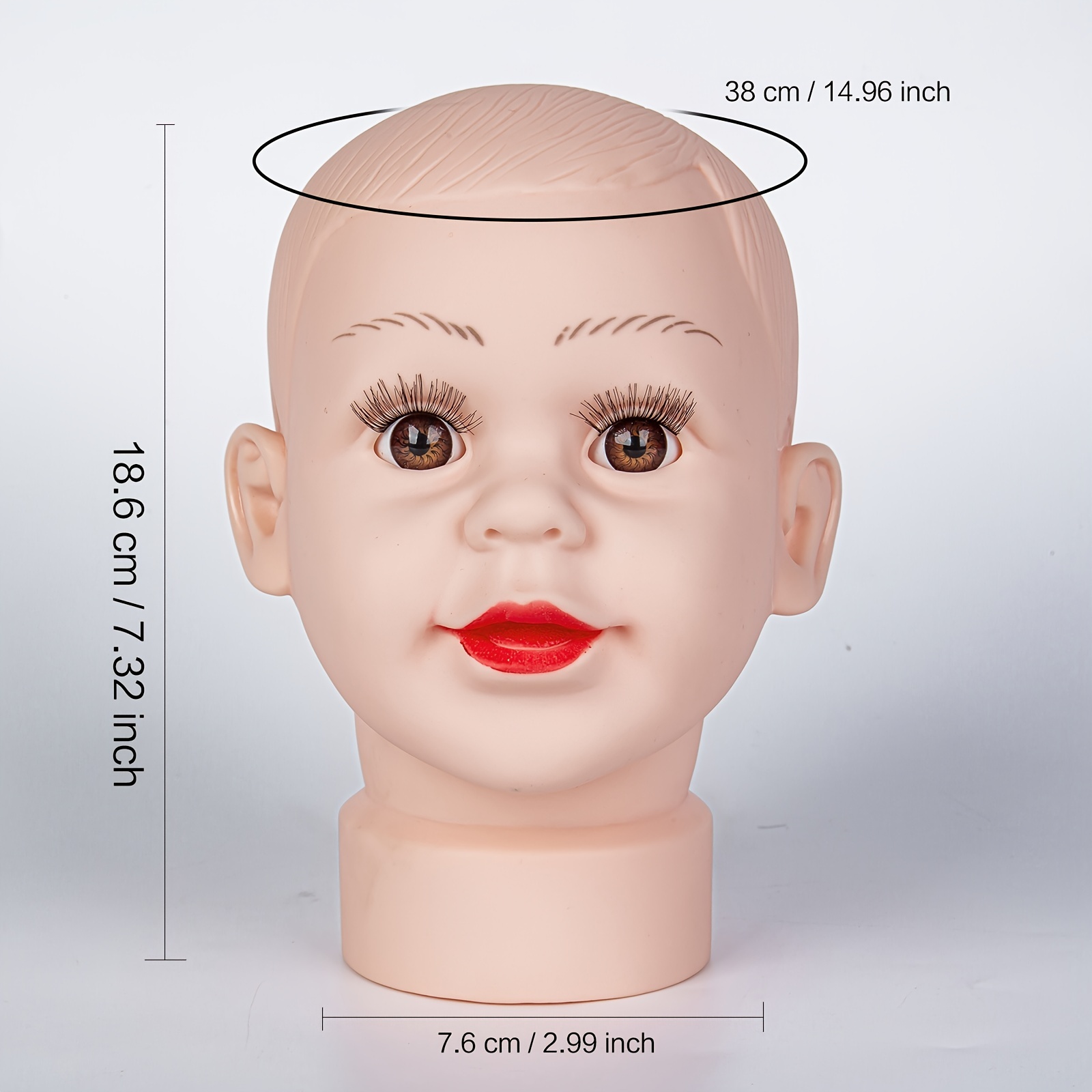 Foam Head Wig Display Stand Rack Female Head Mold Foam