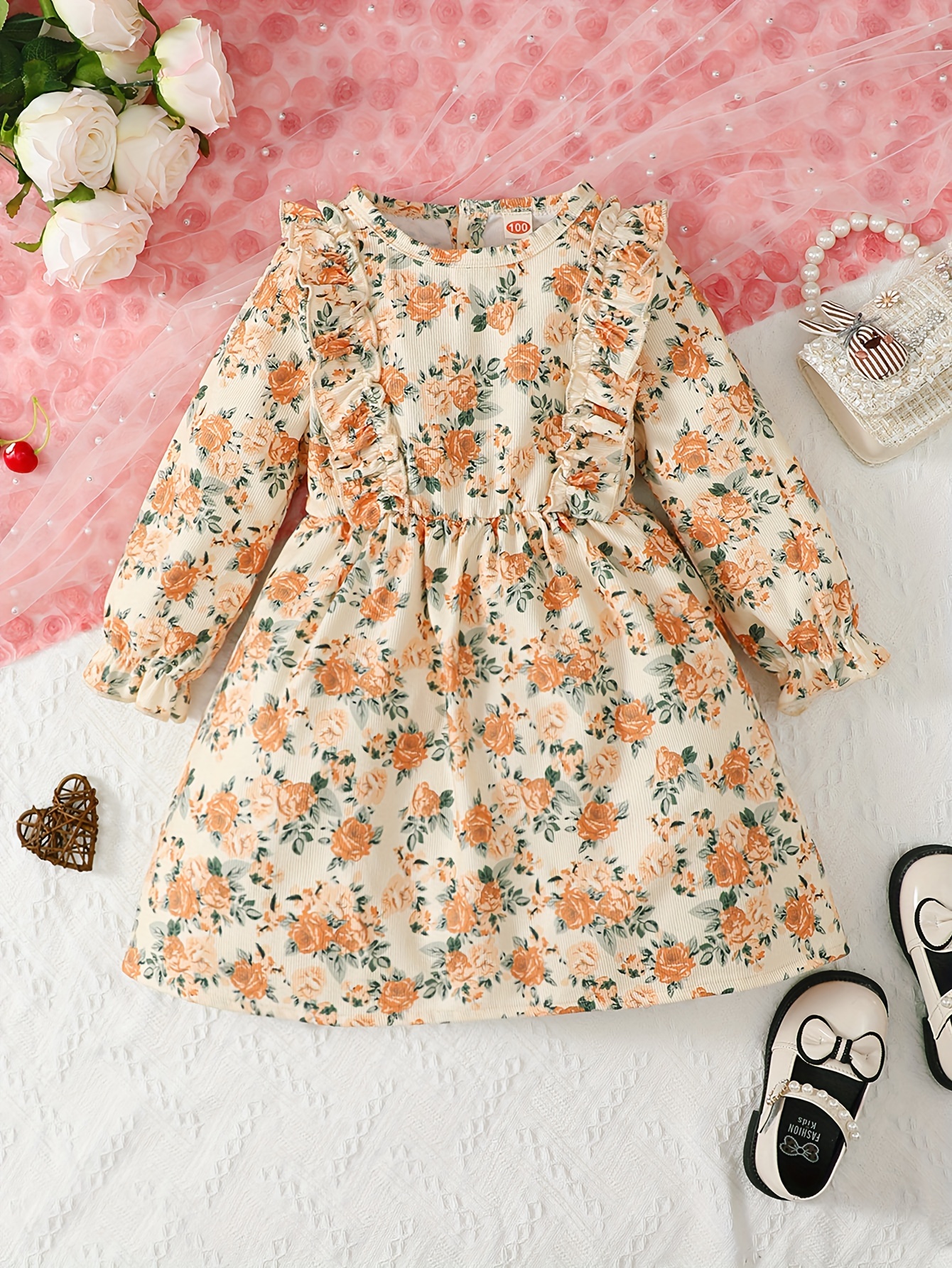 Corduroy dress for girls sale