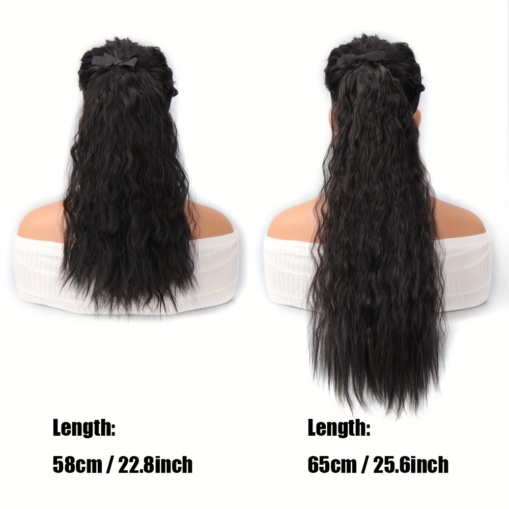Curly Drawstring Ponytail Extension Synthetic Clip In