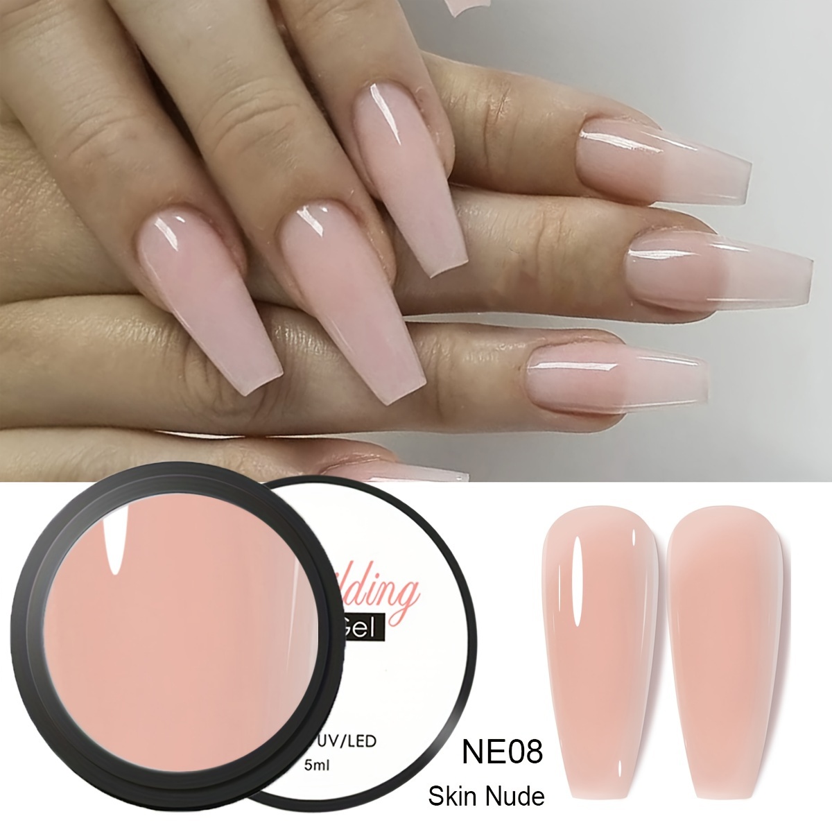 Gel extension natural - Feel Pink Beauty Salon