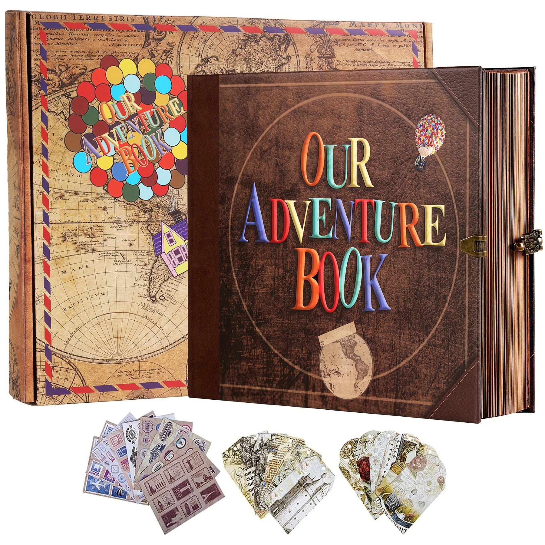 Adventure Book Travel Journal Vintage Scrapbook Scrapbooking - Temu