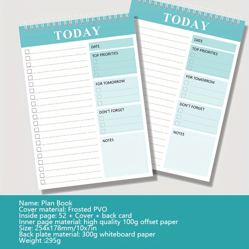 Daily Planner, english