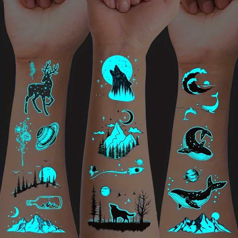 Forest Animal Glow in the Dark Stickers